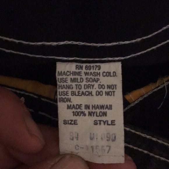 Mens 34” local motion made in HAWAII vintage board shorts new no tags - Picture 4 of 7